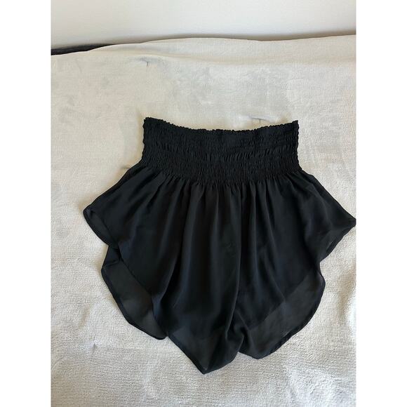 Wild Fable Black Strapless Sheer Flowy Top - Size Large - Picture 1 of 4